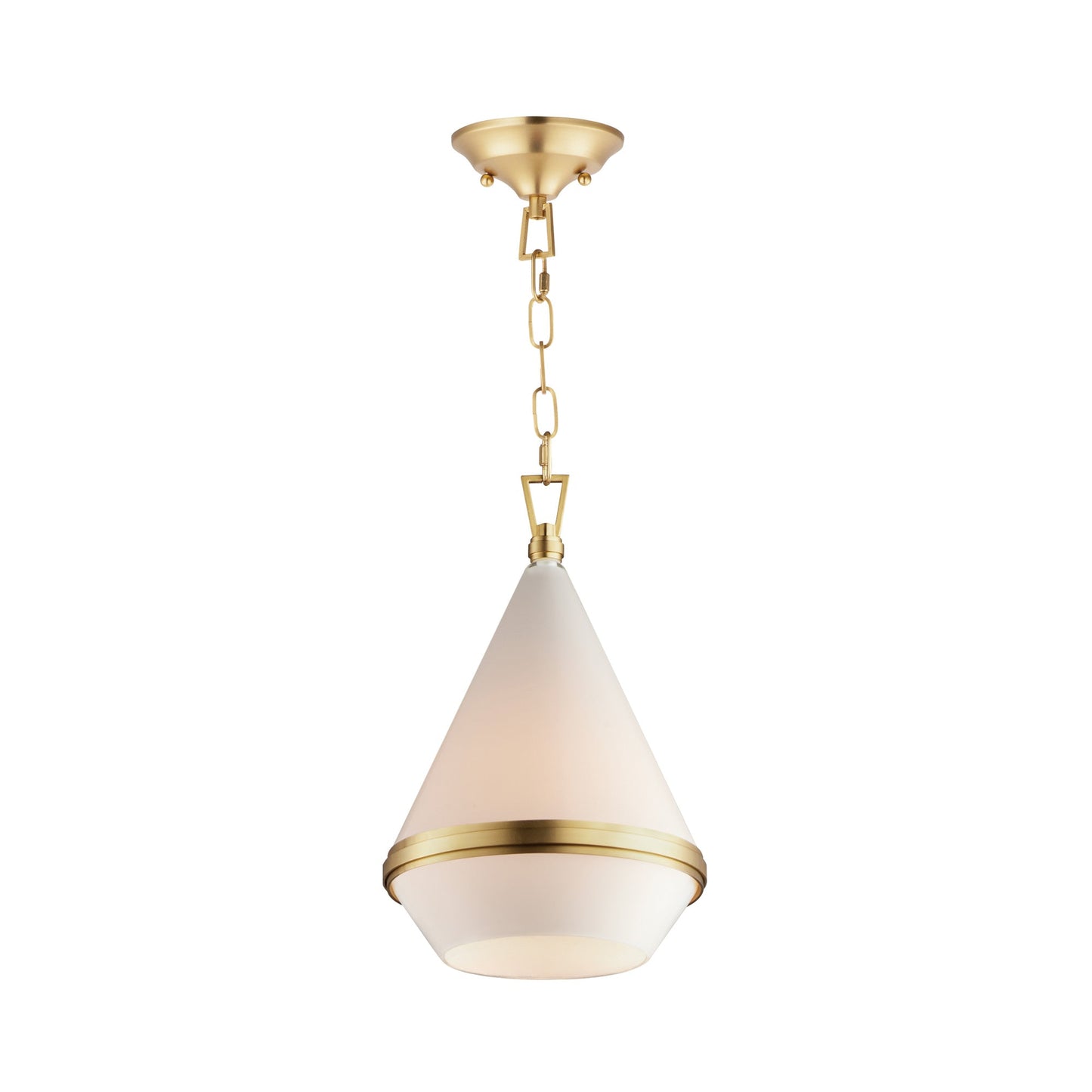 Giza Pendant Light in Satin Brass (11.25-Inch).