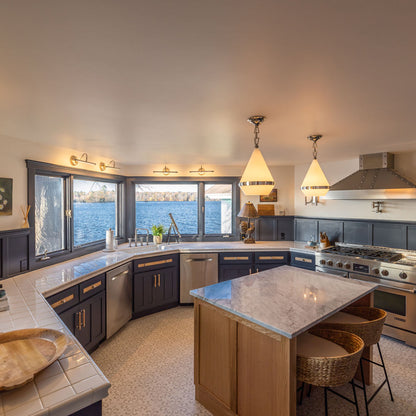 Giza Pendant Light in kitchen.