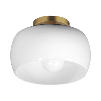 Glazed Flush Mount Ceiling Light.