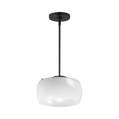 Glazed Pendant Light in Black.