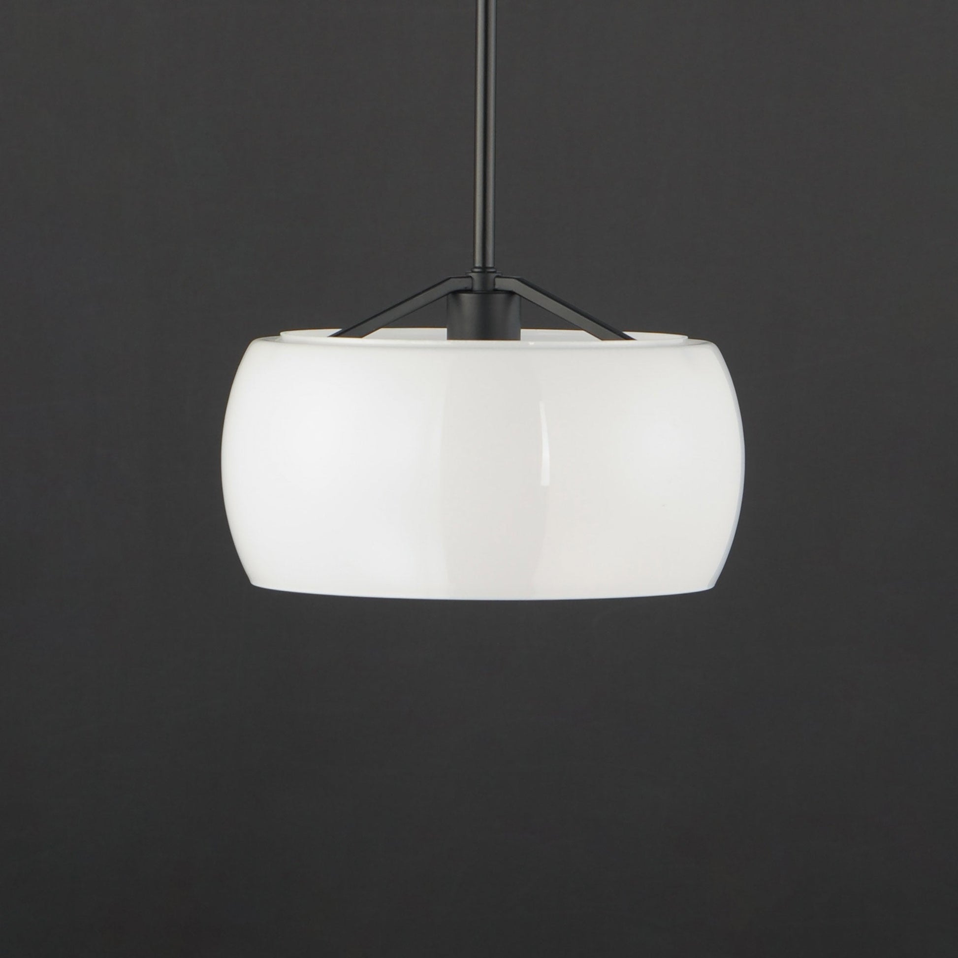 Glazed Pendant Light in Detail.