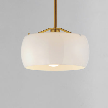 Glazed Pendant Light in Detail.