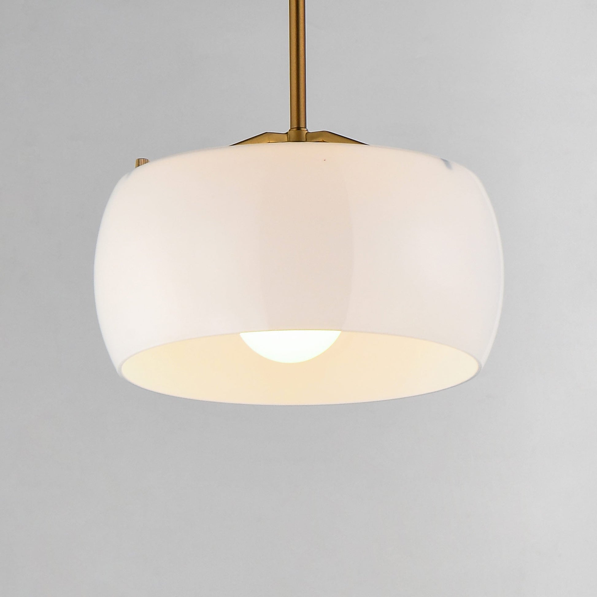 Glazed Pendant Light in Detail.