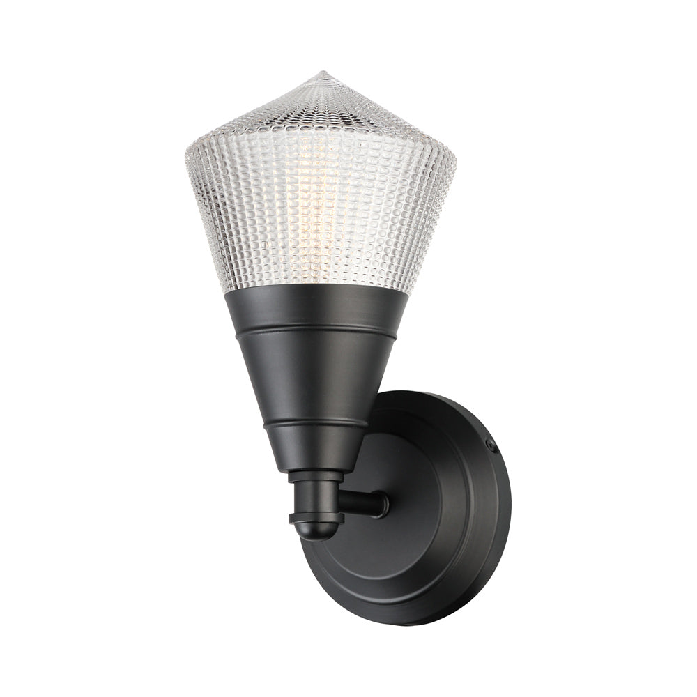 Hargreaves Bath Wall Light in Black.