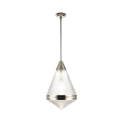 Hargreaves Pendant Light in Polished Nickel (Glass).