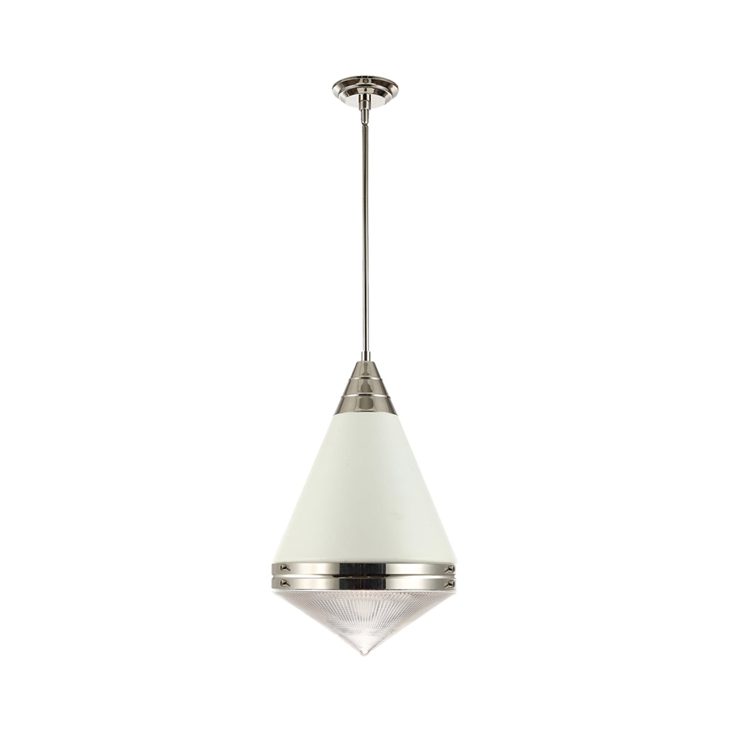 Hargreaves Pendant Light in Polished Nickel (Metal).
