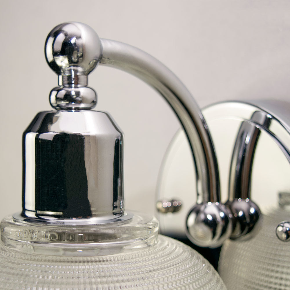 Hollow Bath Wall Light in Detail.