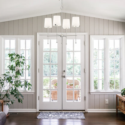Huntington Chandelier in living room.