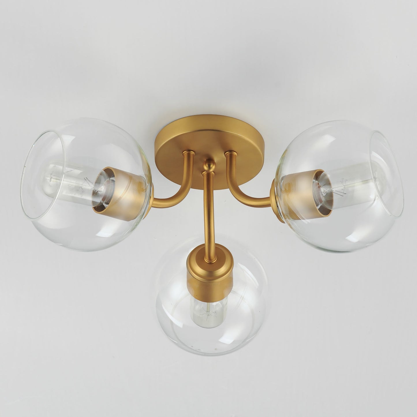 Knox Semi Flush Mount Ceiling Light in Detail.
