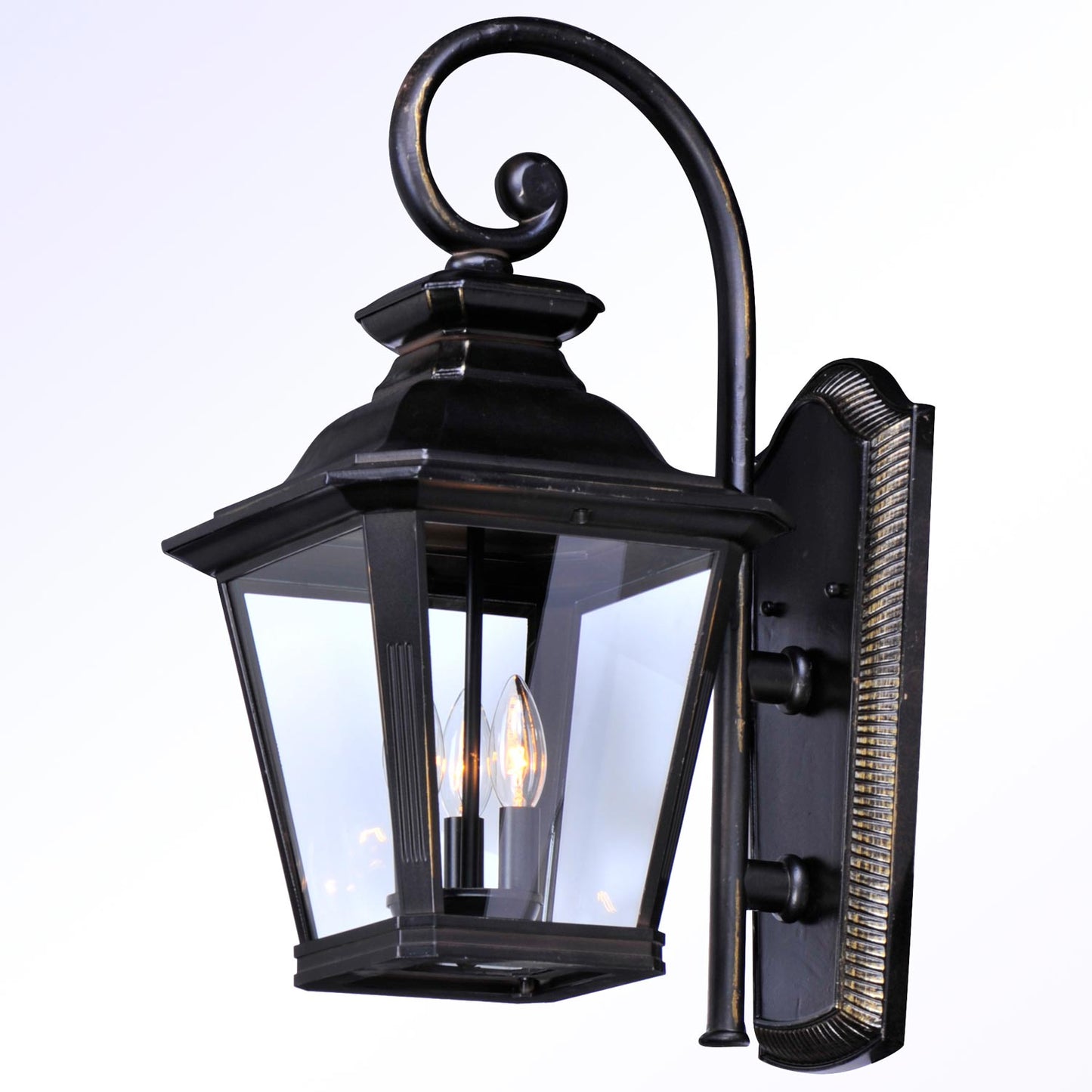 Knoxville Outdoor Lantern Wall Light in Detail.