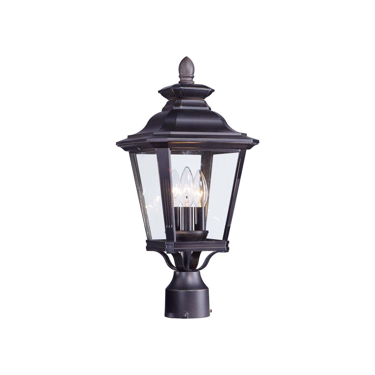 Knoxville Outdoor Post Light (3-Light/19.5-Inch).