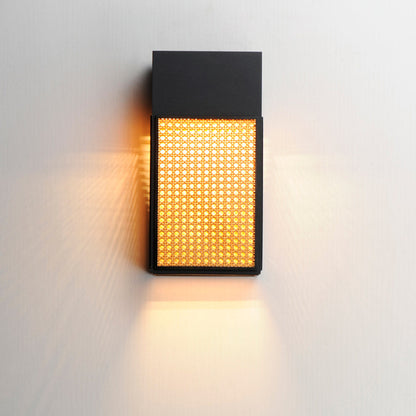 Lattice Outdoor LED Wall Light in Detail.
