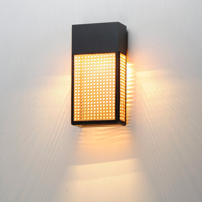Lattice Outdoor LED Wall Light in Detail.