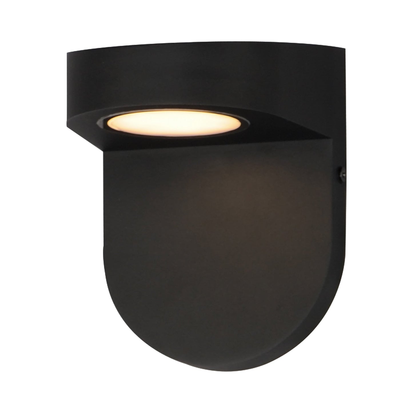 Ledge Outdoor LED Wall Light in Black (None).