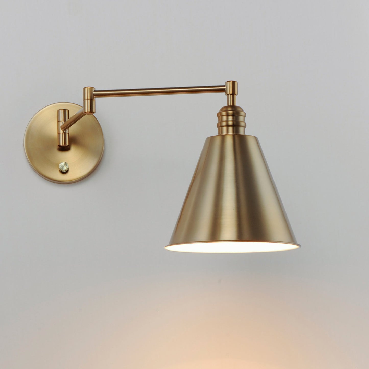 Library Swing Arm Wall Light in Detail.