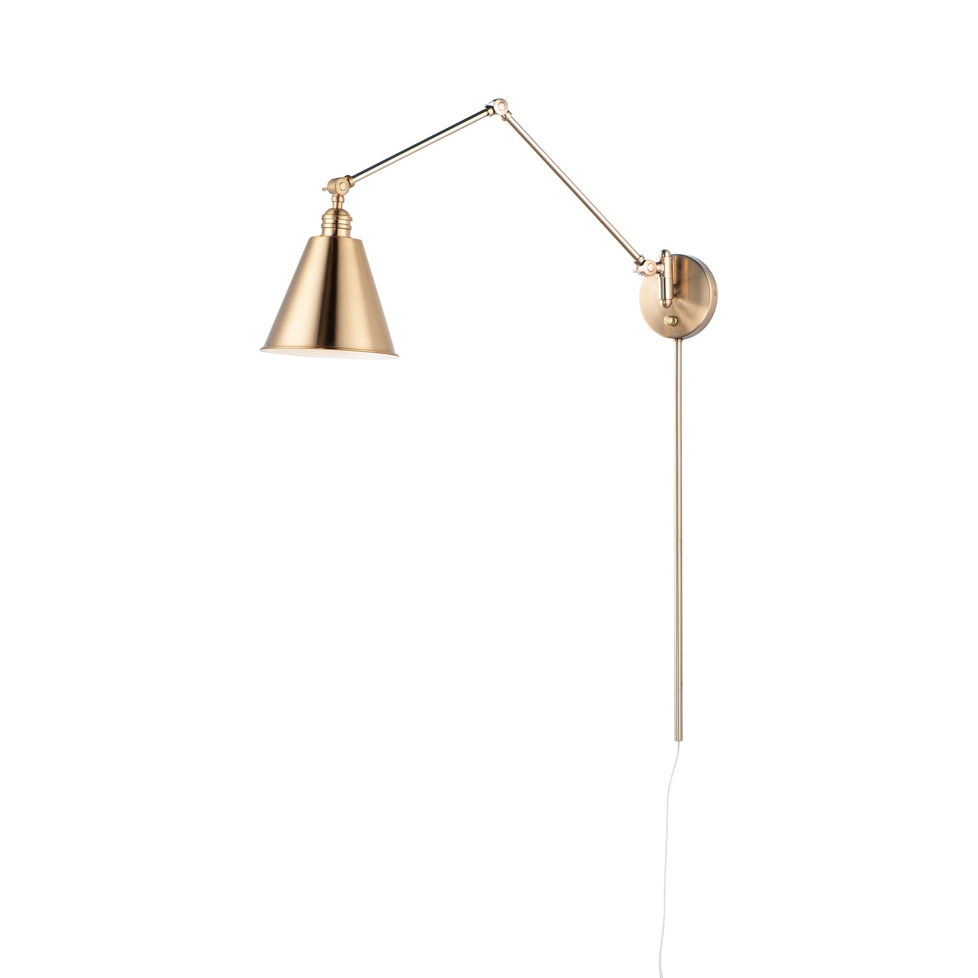 Library Wall Light in Heritage (Double Arm).