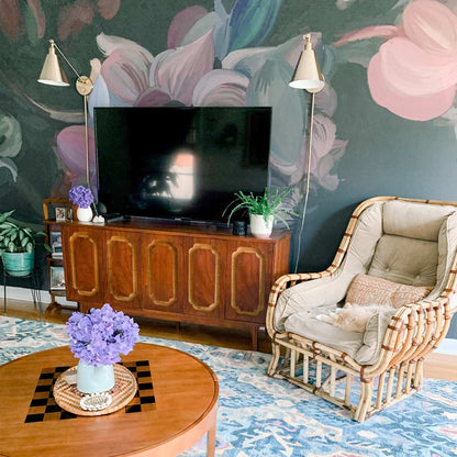 Library Wall Light in living room.