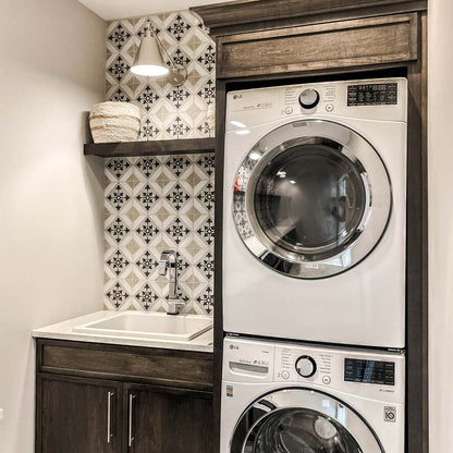 Library Wall Light in laundry.