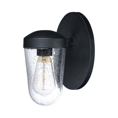 Lido Outdoor Wall Light in Black (1-Light).