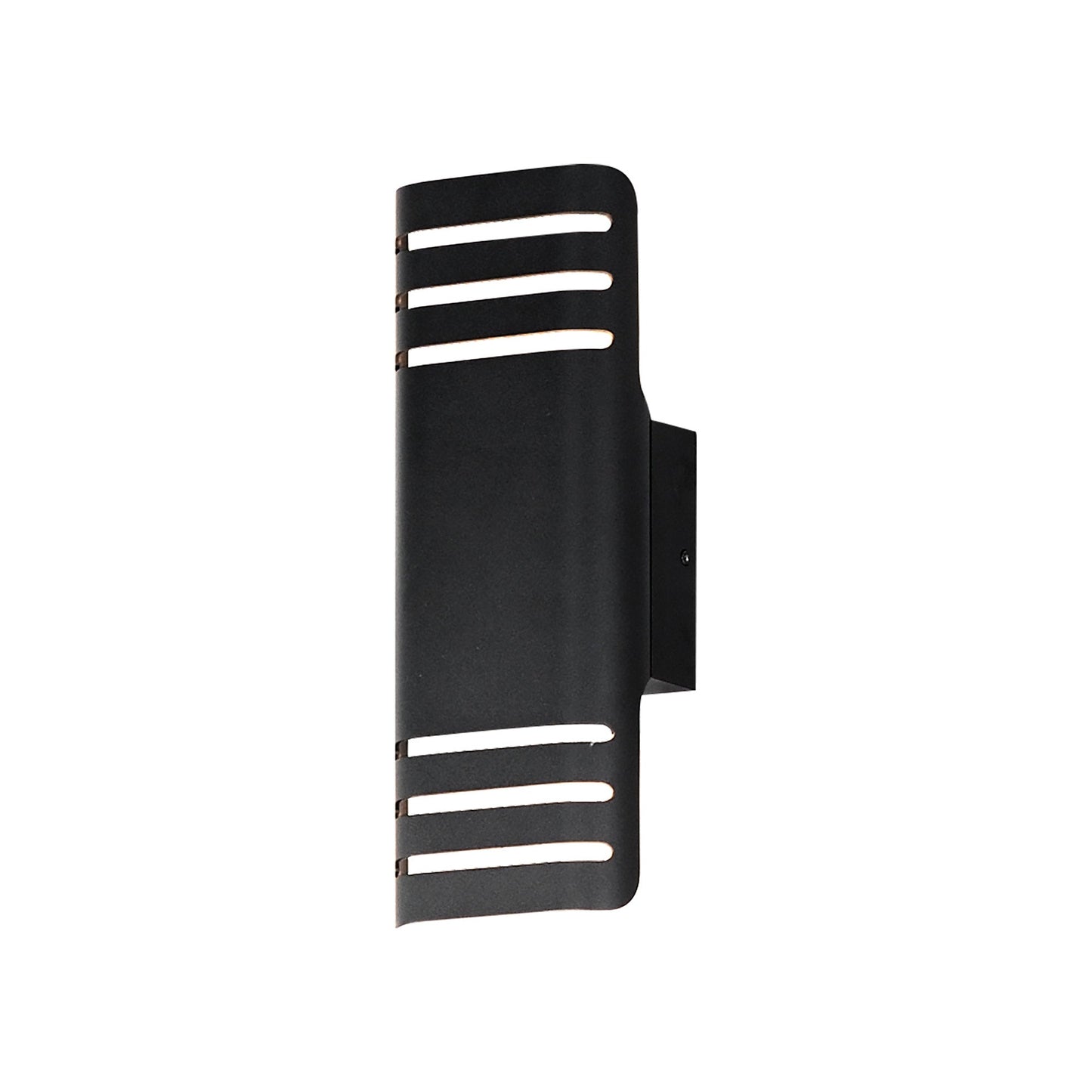 Lightray Outdoor LED Directional Wall Light in Black (13.25-Inch).