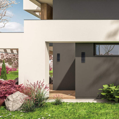 Lightray Outdoor LED Directional Wall Light in Outside Area.