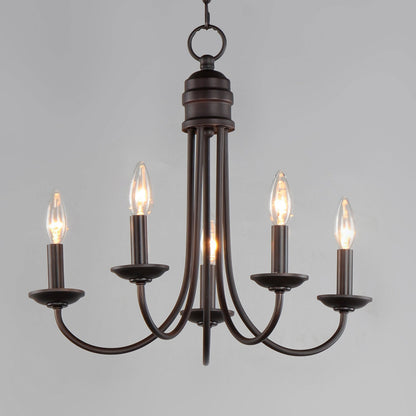 Logan Candle Chandelier in Detail.