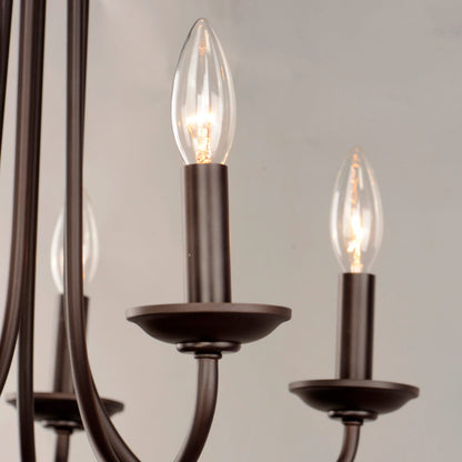 Logan Candle Chandelier in Detail.