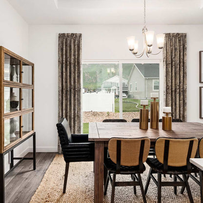 Logan Chandelier in living room.