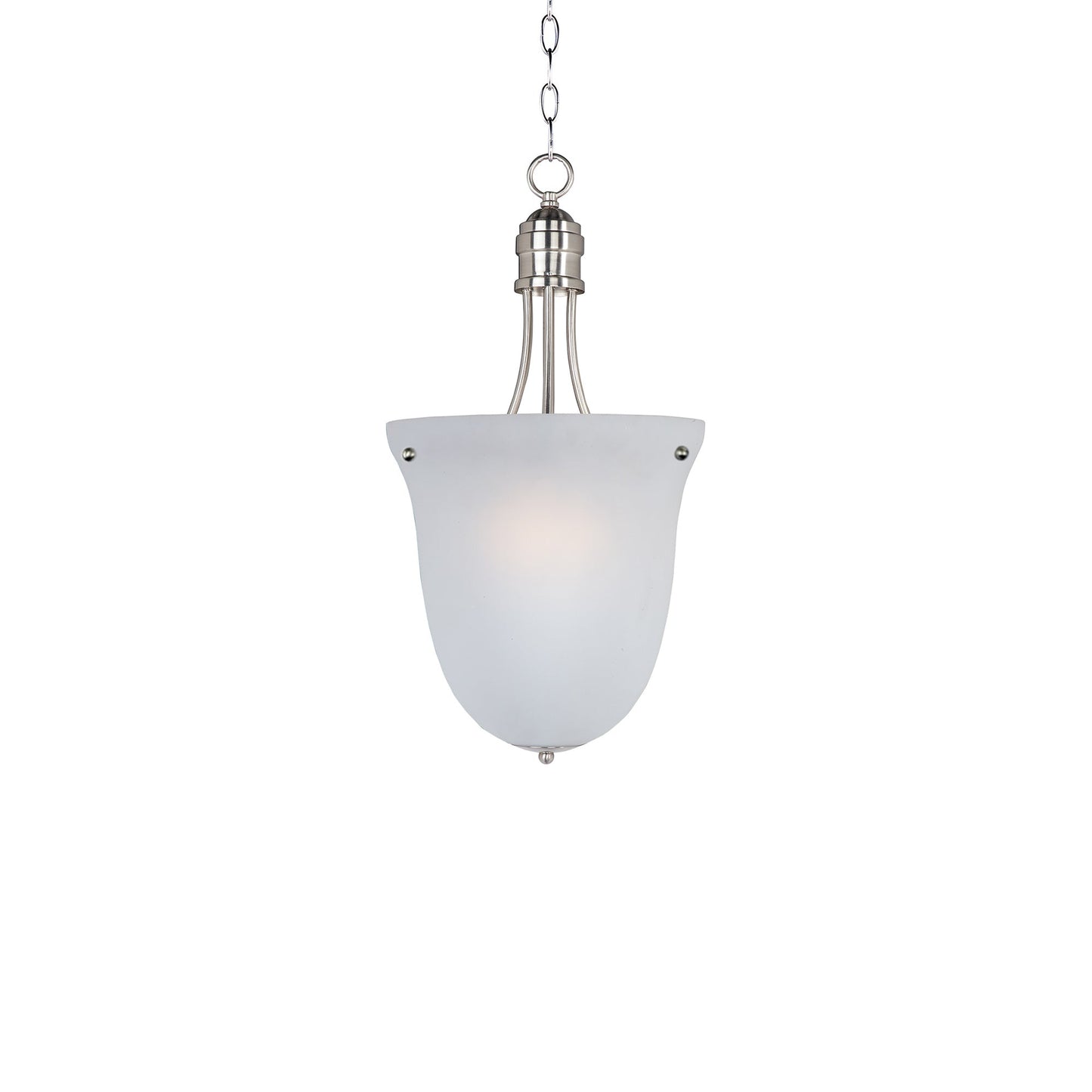Logan Pendant Light in Satin Nickel (12.75-Inch).