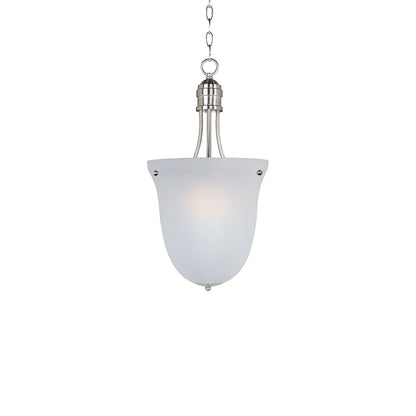 Logan Pendant Light in Satin Nickel (12.75-Inch).