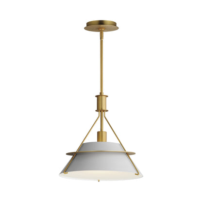 Lucas Pendant Light in Light French Gray (Large).