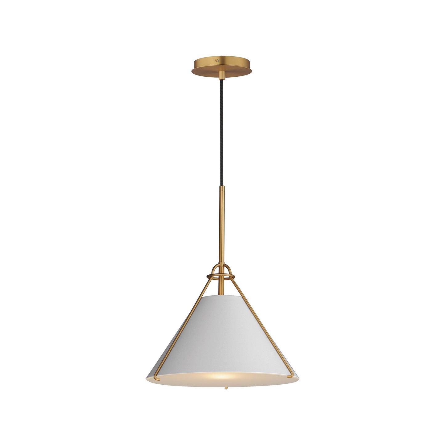 Lucas Pendant Light in Light French Gray (Small).