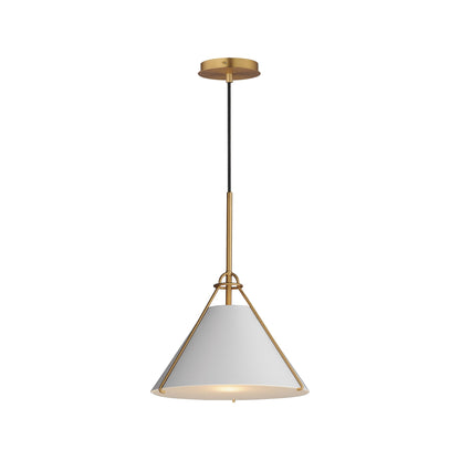 Lucas Pendant Light in Light French Gray (Small).