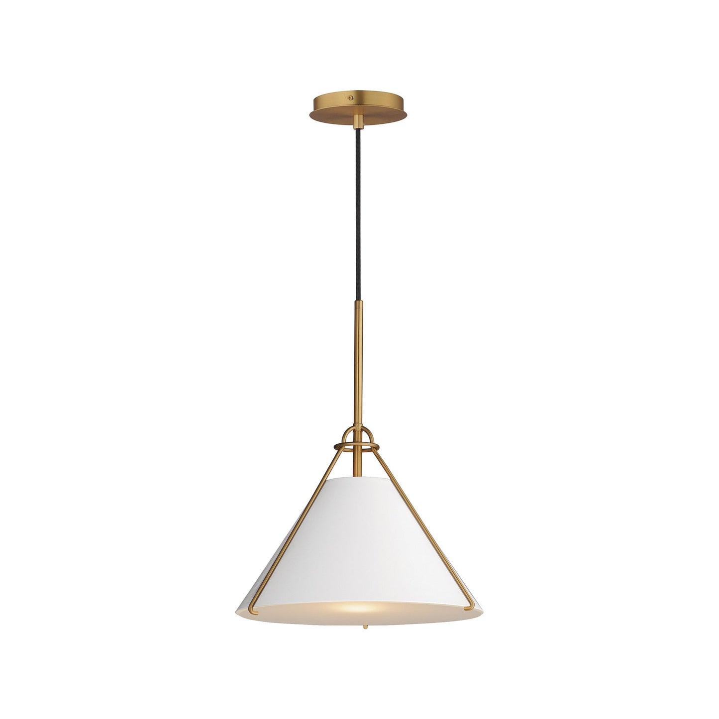 Lucas Pendant Light in White (Small).
