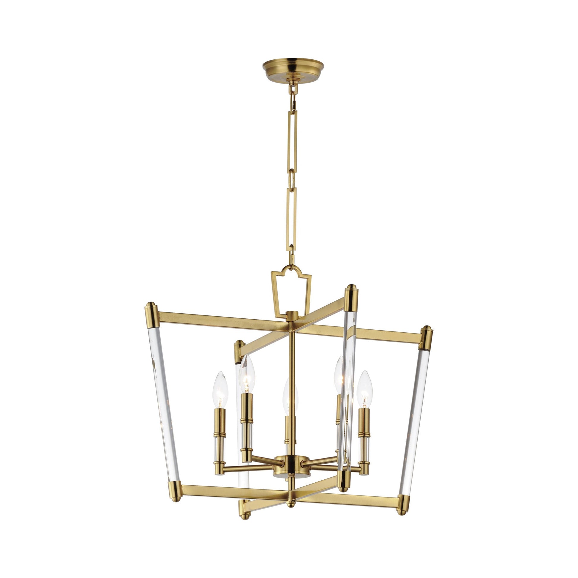 Lucent Chandelier in Heritage.