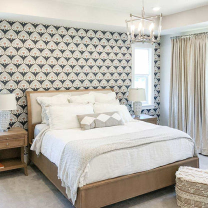 Lucent Chandelier in bedroom.