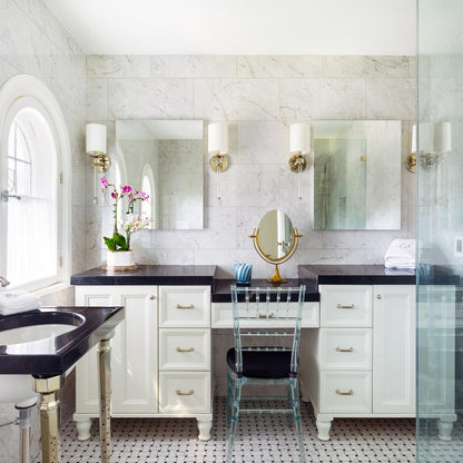 Lucent Wall Light in bathroom.