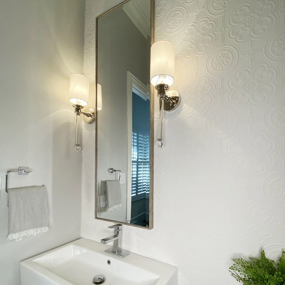 Lucent Wall Light in bathroom.
