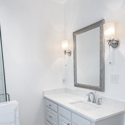 Lucent Wall Light in bathroom.