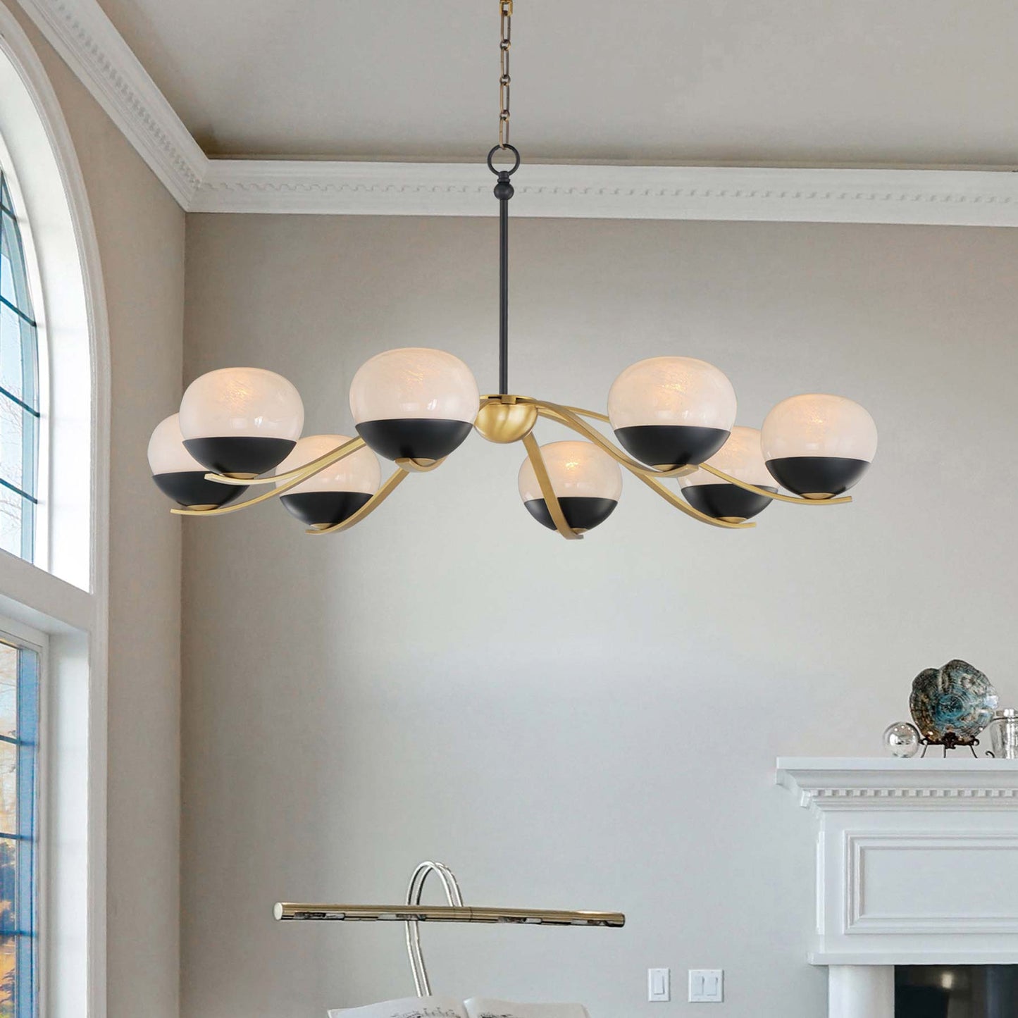 Lucerne Chandelier in Detail.