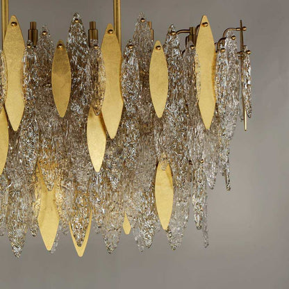 Majestic Linear Chandelier in Detail.
