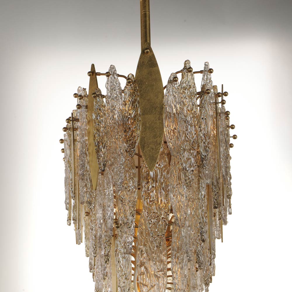Majestic Linear Chandelier in Detail.