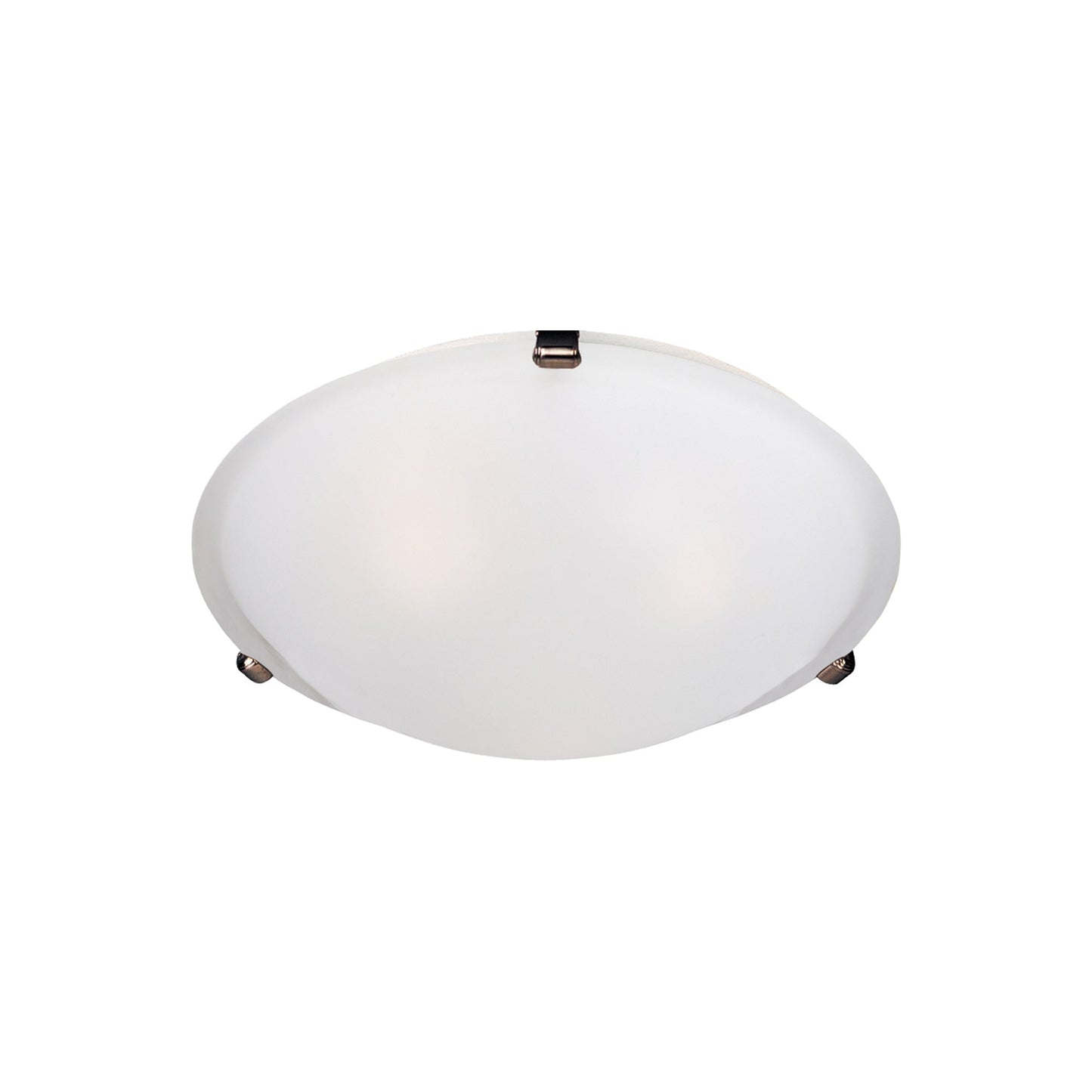 Malaga Flush Mount Ceiling Light in Oil Rubbed Bronze/Frosted (2-Light).