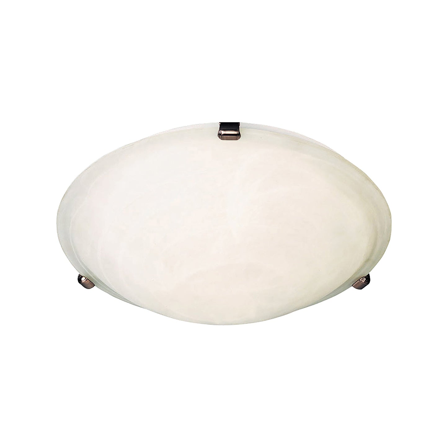Malaga Flush Mount Ceiling Light in Oil Rubbed Bronze/Marble (3-Light).