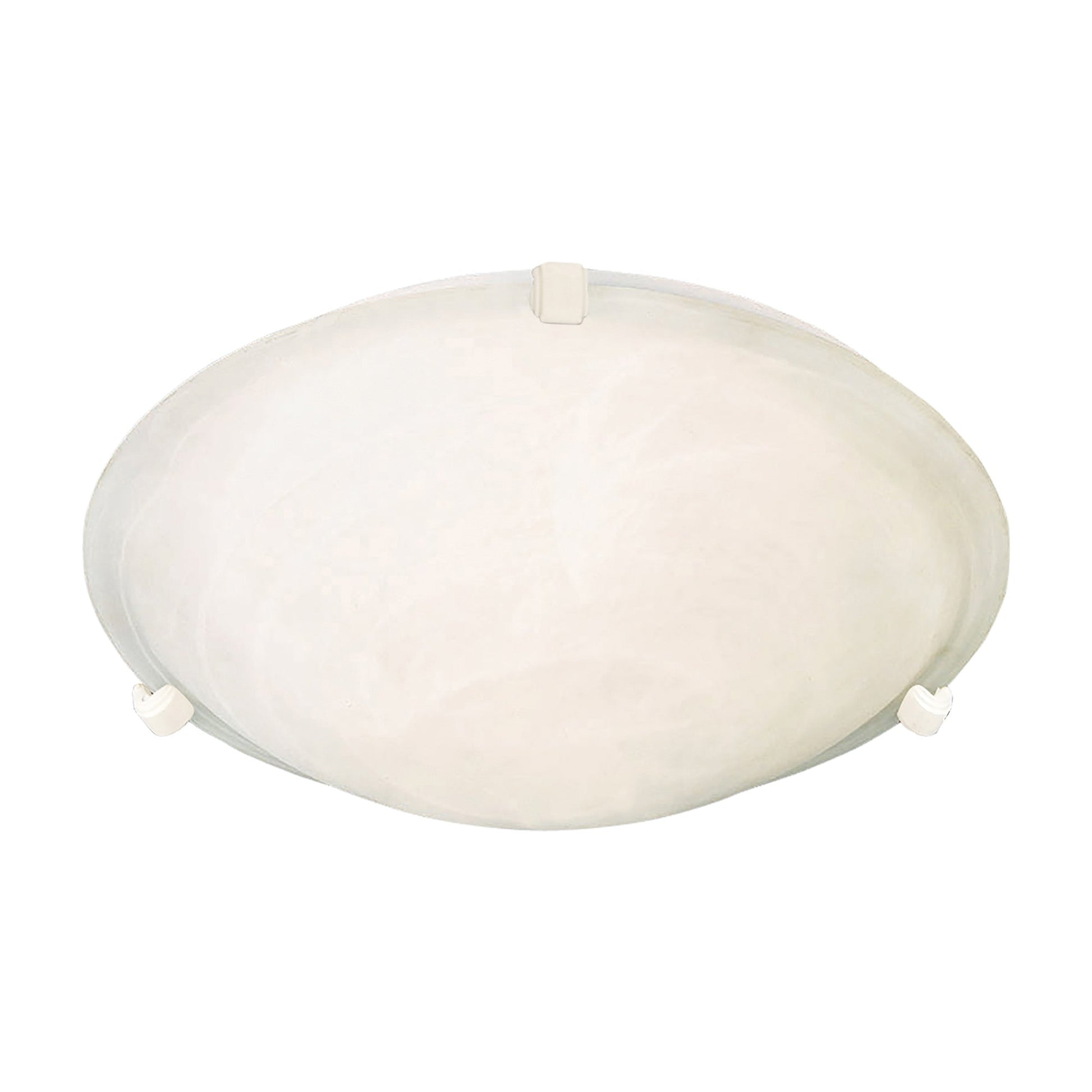 Malaga Flush Mount Ceiling Light in White/Marble (4-Light).