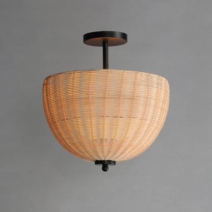 Maldives Semi-Flush Convertible Pendant Light in Detail.