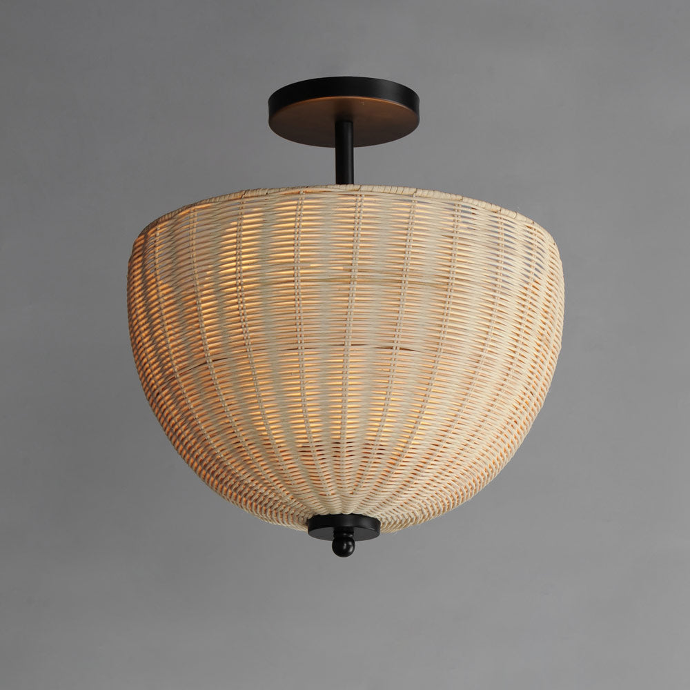 Maldives Semi-Flush Convertible Pendant Light in Detail.