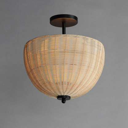 Maldives Semi-Flush Convertible Pendant Light in Detail.