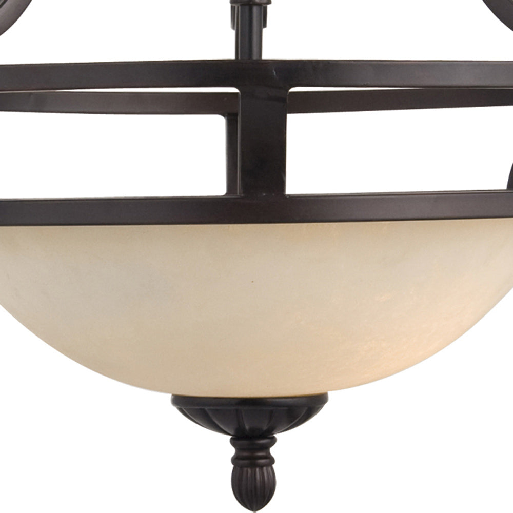 Manor Semi Flush Mount Ceiling Light in Detail.