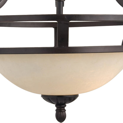 Manor Semi Flush Mount Ceiling Light in Detail.
